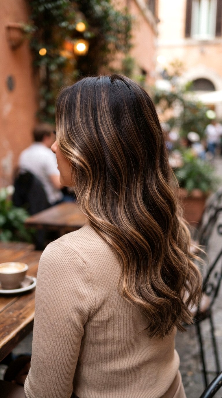 Rooted Biscotti Balayage - 26 subtle dimensional brunette
