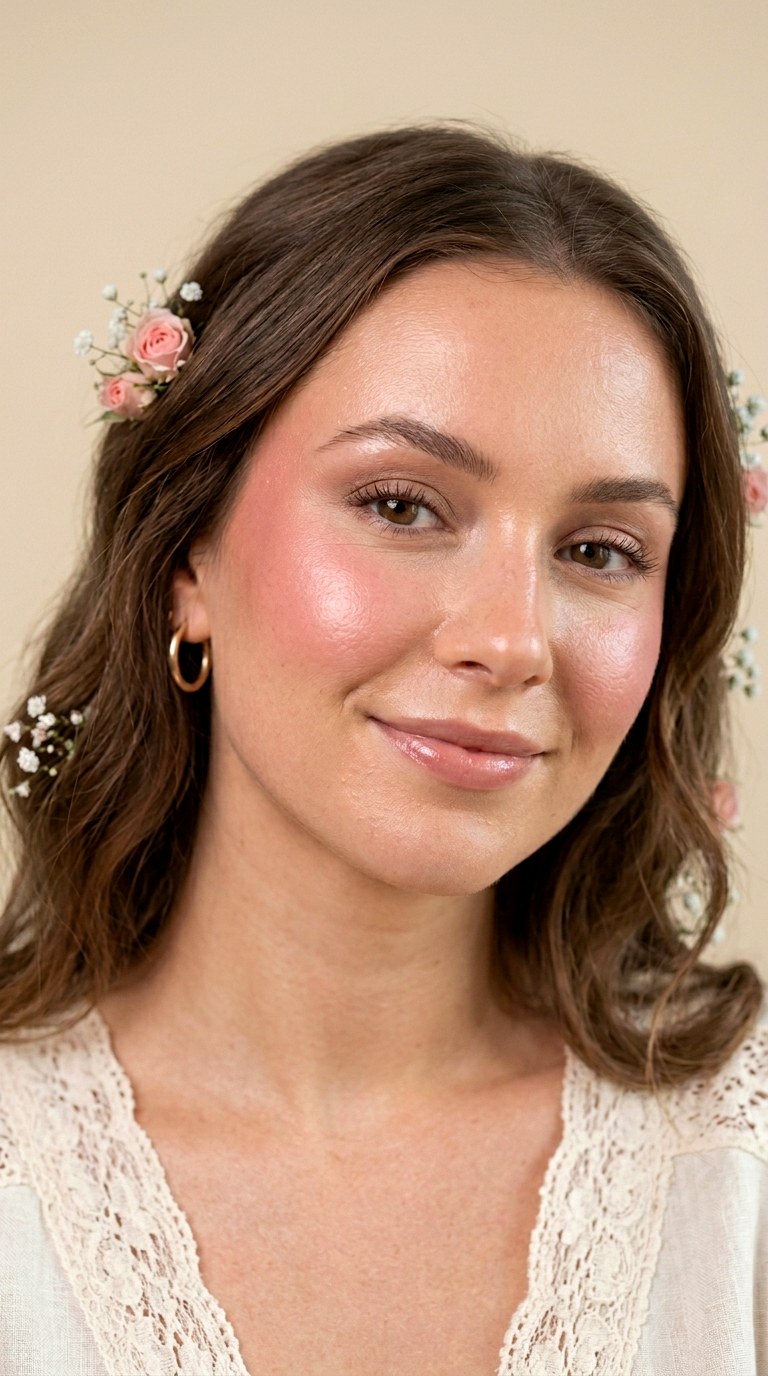 Rose Petal Blush Glow - 20 Fresh Bloom Beauty Trend 2026