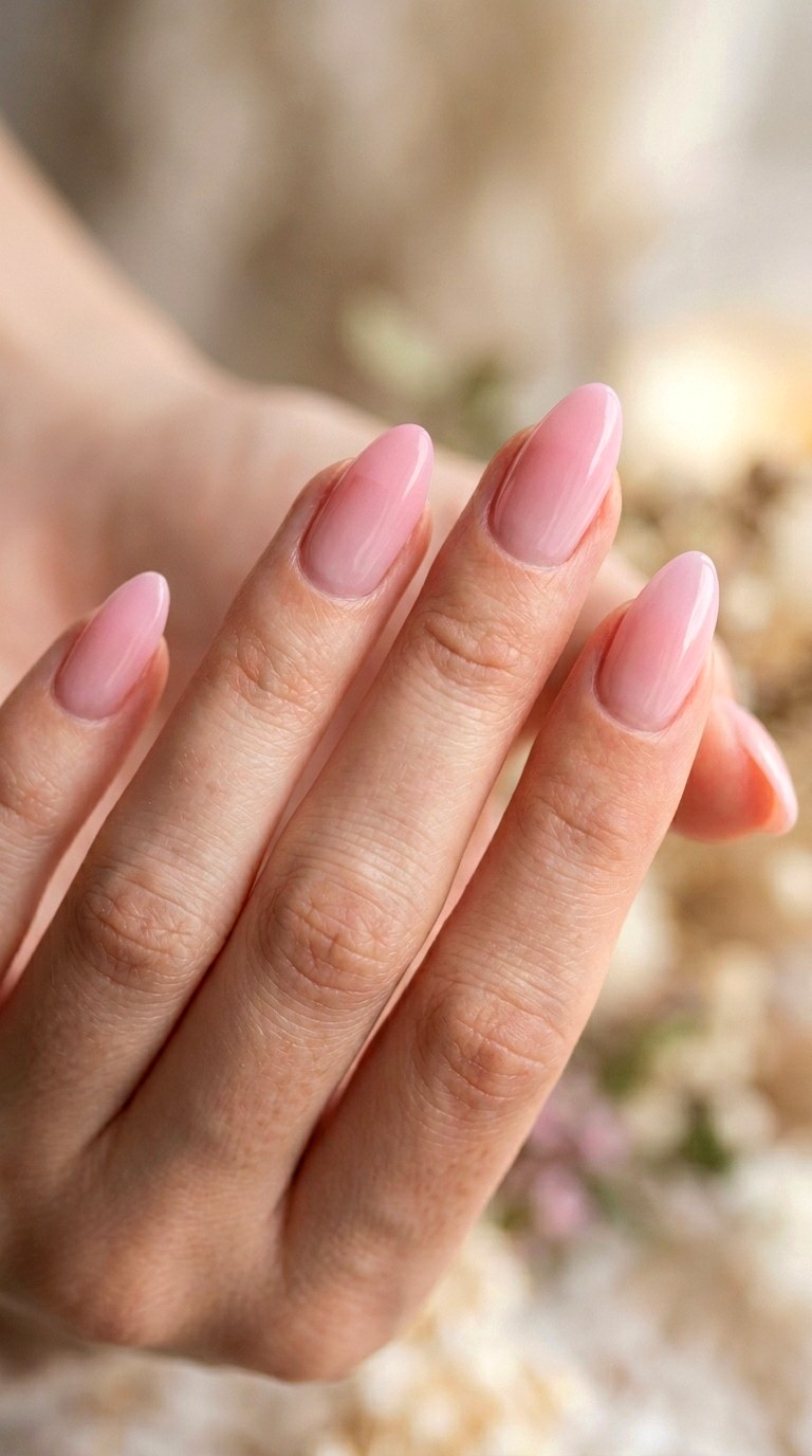 Rose Quartz to Baby Pink Dream Blend - 28 Seamless Spring Ombre Nails