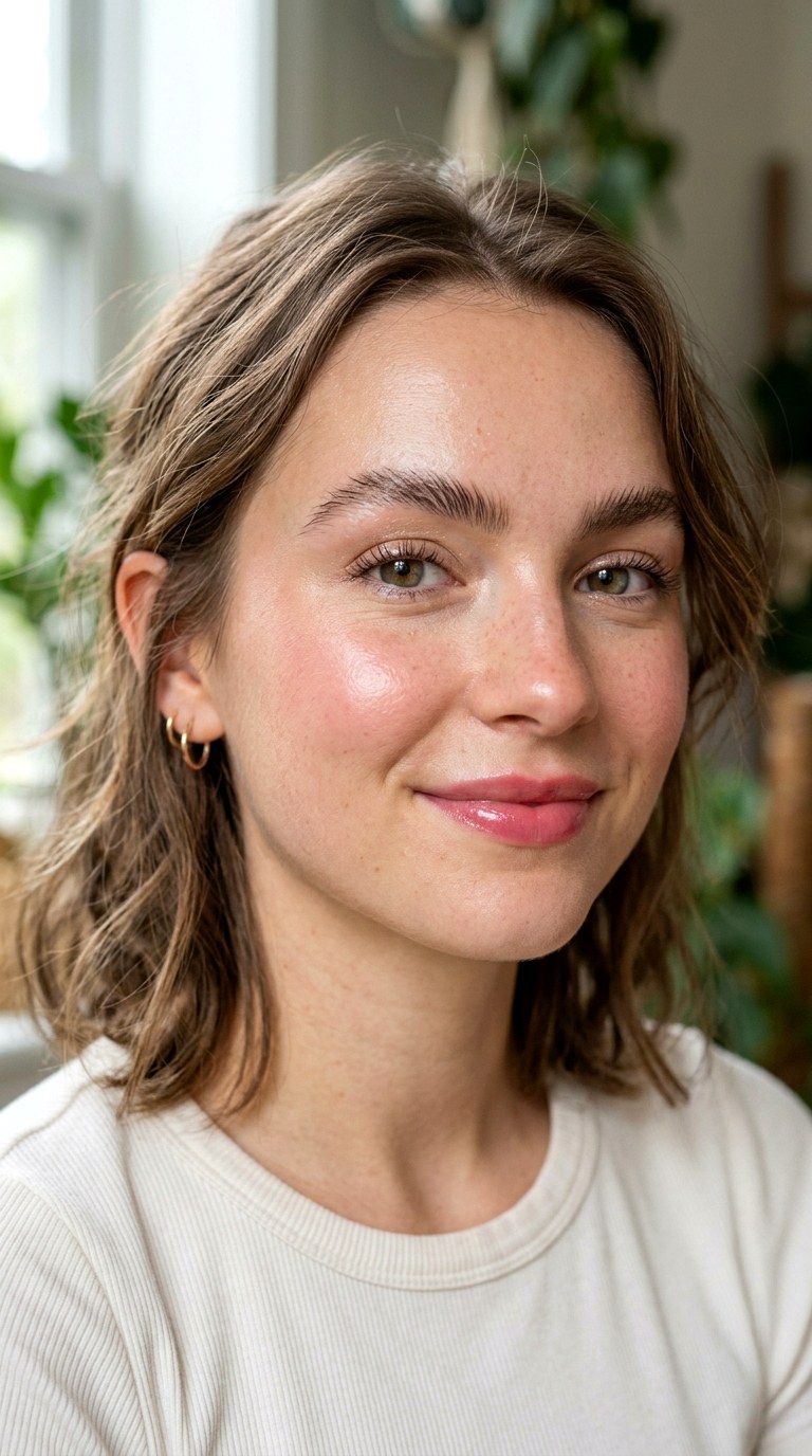 Rosy Clean Girl Makeup - 28 Romantic Rosy Makeup Aesthetics