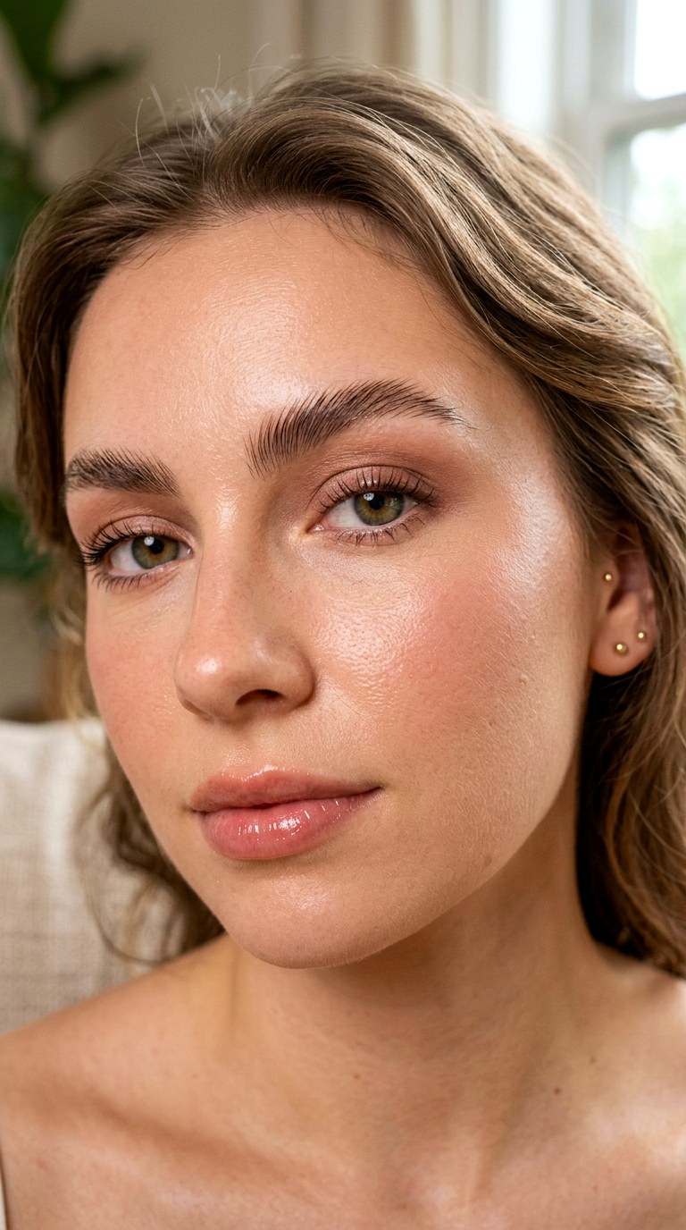 Rosy Nude Clean Girl Makeup - 23 Rosy Nude Makeup Aesthetics