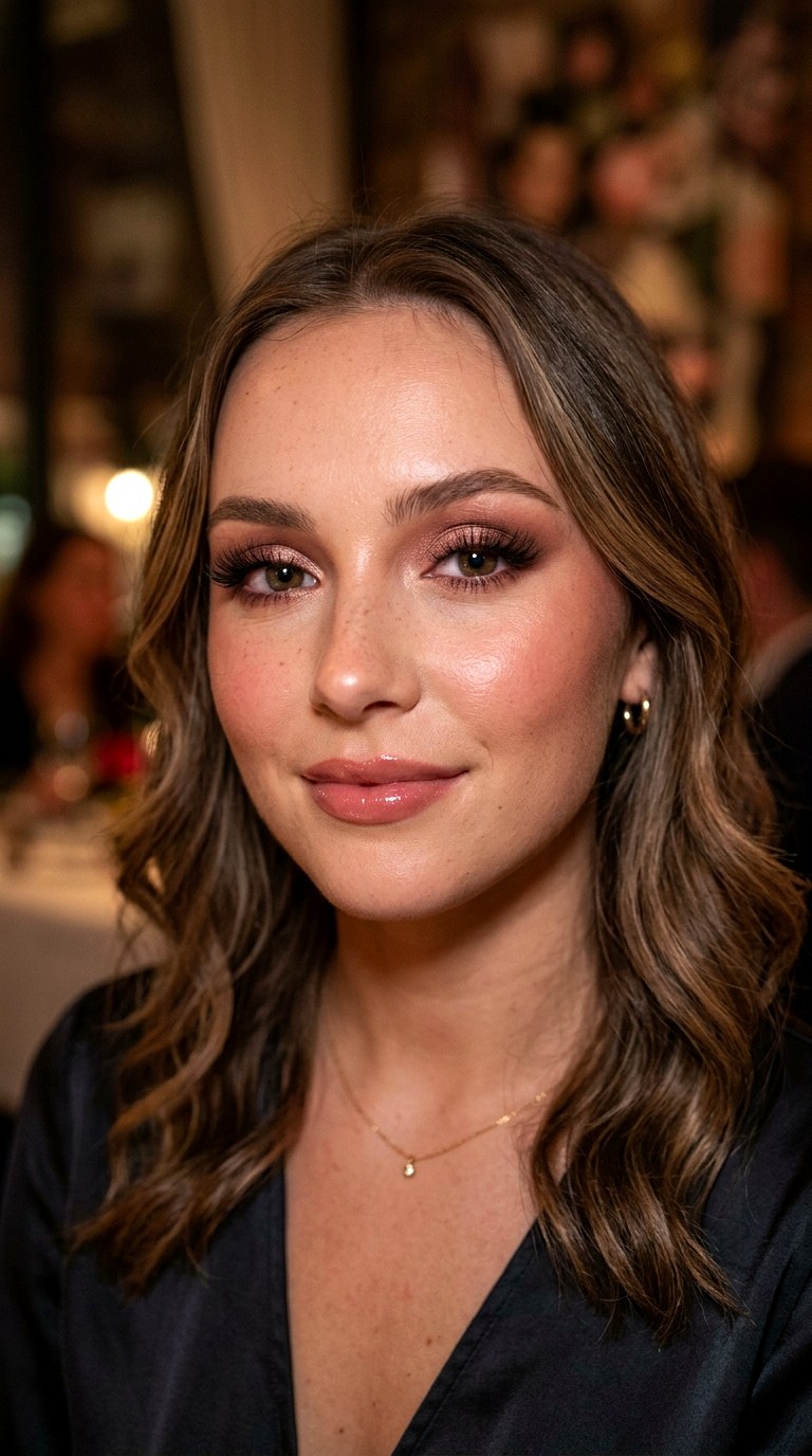 Rosy Nude Date Night Makeup - 23 Rosy Nude Makeup Aesthetics