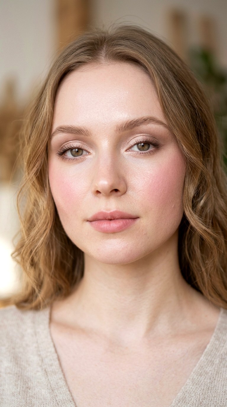 Rosy Nude Makeup for Fair Skin - 23 Rosy Nude Makeup Aesthetics