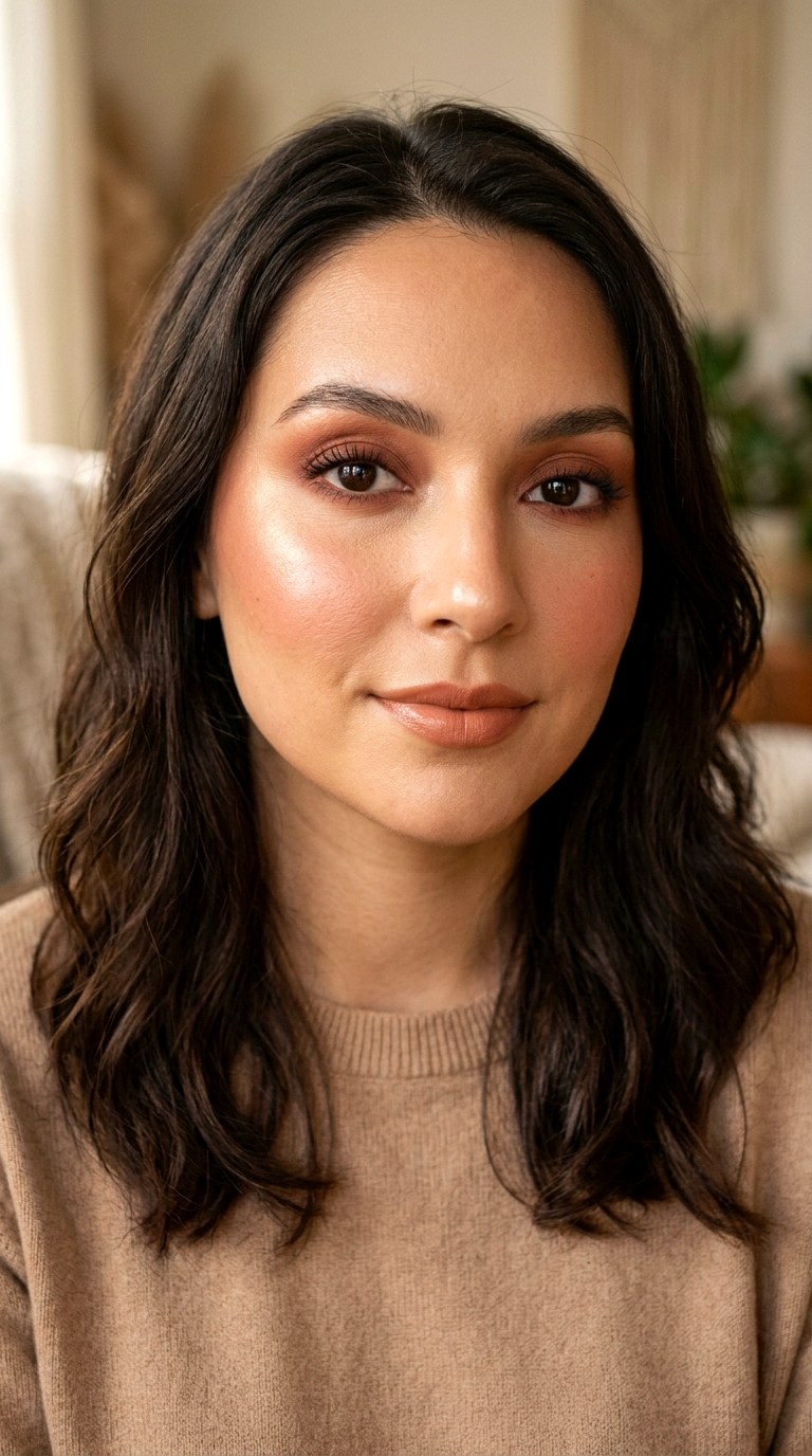 Rosy Nude Makeup for Medium Skin Tones - 23 Rosy Nude Makeup Aesthetics