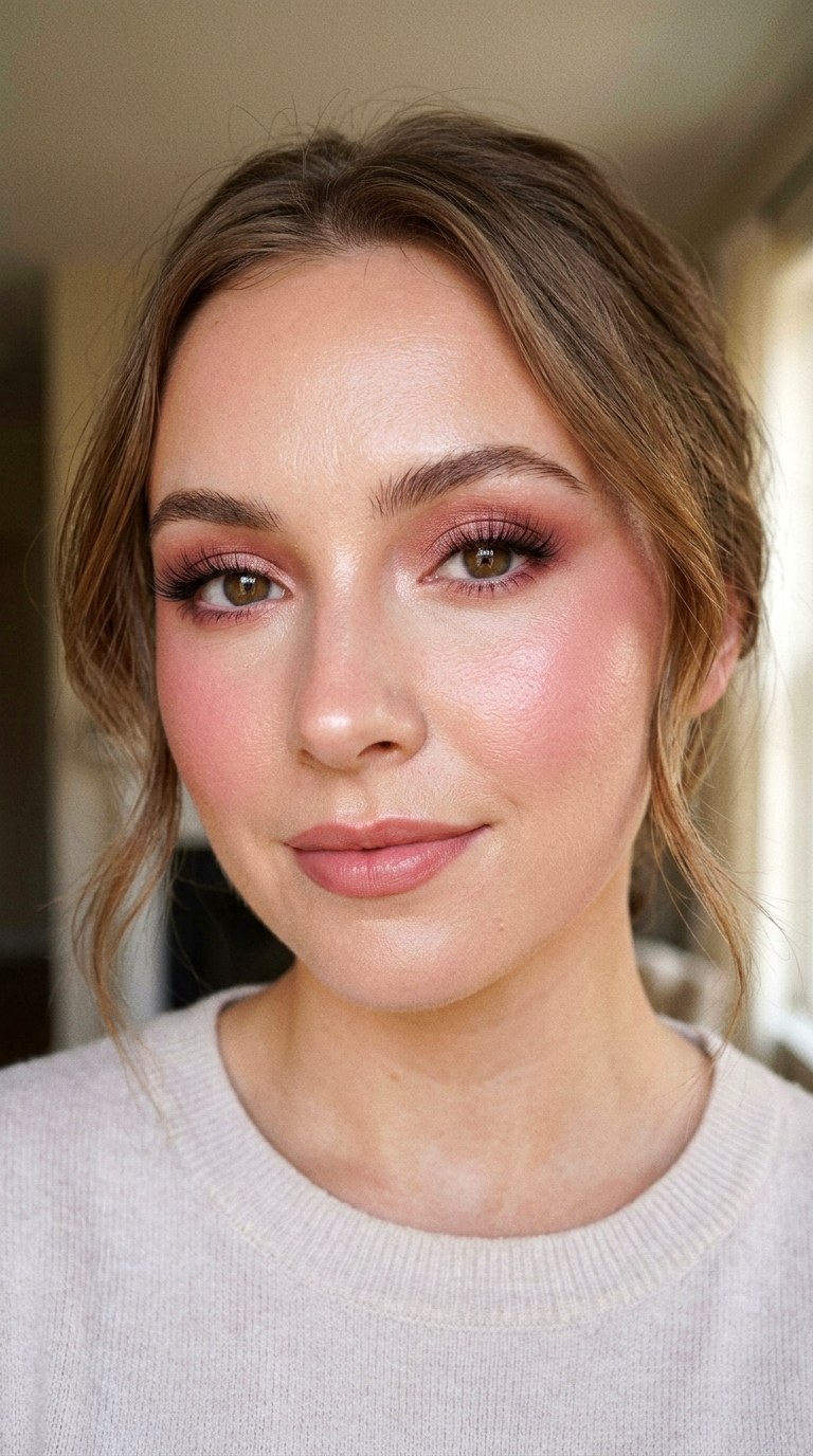Rosy Soft Glam Makeup - 28 Romantic Rosy Makeup Aesthetics