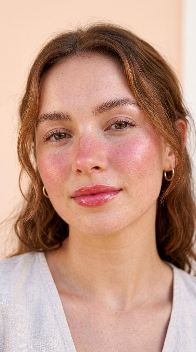Rosy Strawberry Girl Makeup - 28 Romantic Rosy Makeup Aesthetics