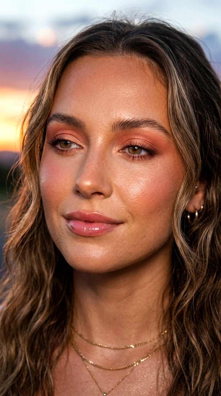 Rosy Sunset Makeup Aesthetic - 28 Romantic Rosy Makeup Aesthetics