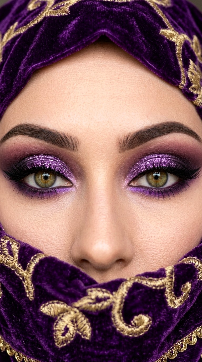 Royal Purple Monochrome - 28 colorful eyeshadow looks