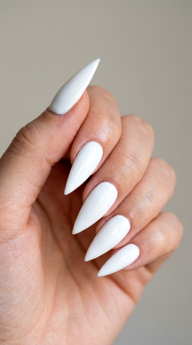 Runway Sculpted Sharp Talons - 30 High-Fashion Spring Stiletto Nails