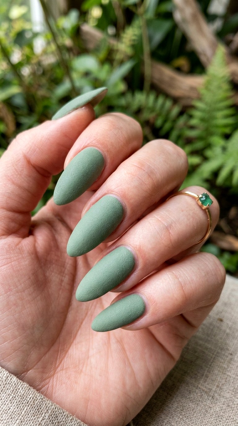 Sage Green Herbal Minimalism - 26 At-Home Spring Color Street Nails