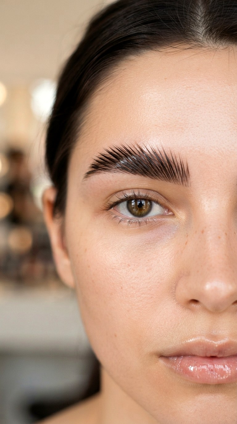 Sculptural Soap Brow Drama - 30 creative makeup looks
