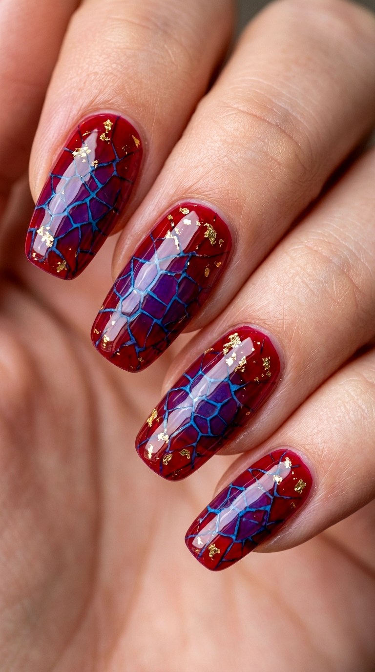 Shattered Porcelain Mosaic Patchwork - 26 Creative Spring Colorful Junk Nails
