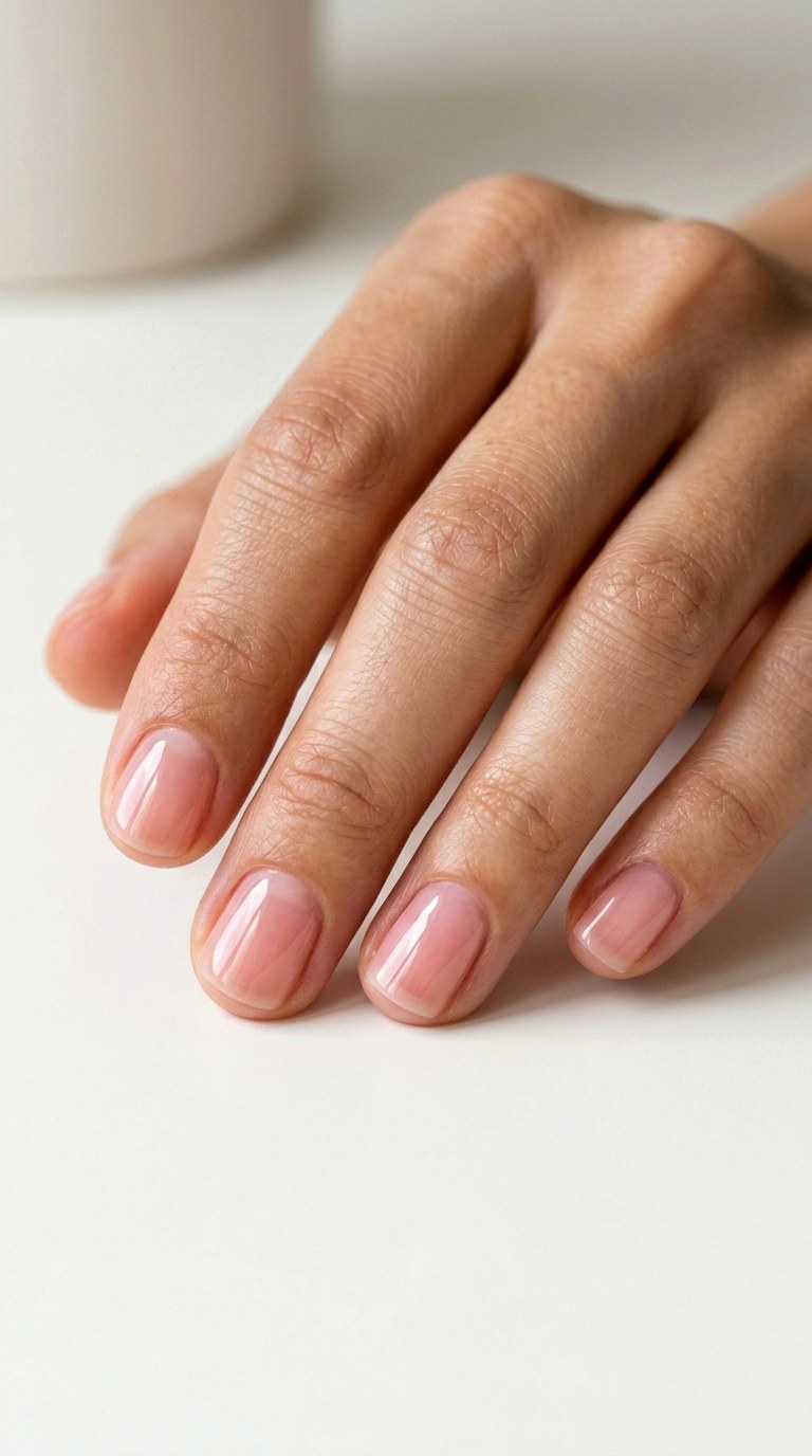 Sheer Jelly Nude - 27 Charming Spring Acrylic Nails
