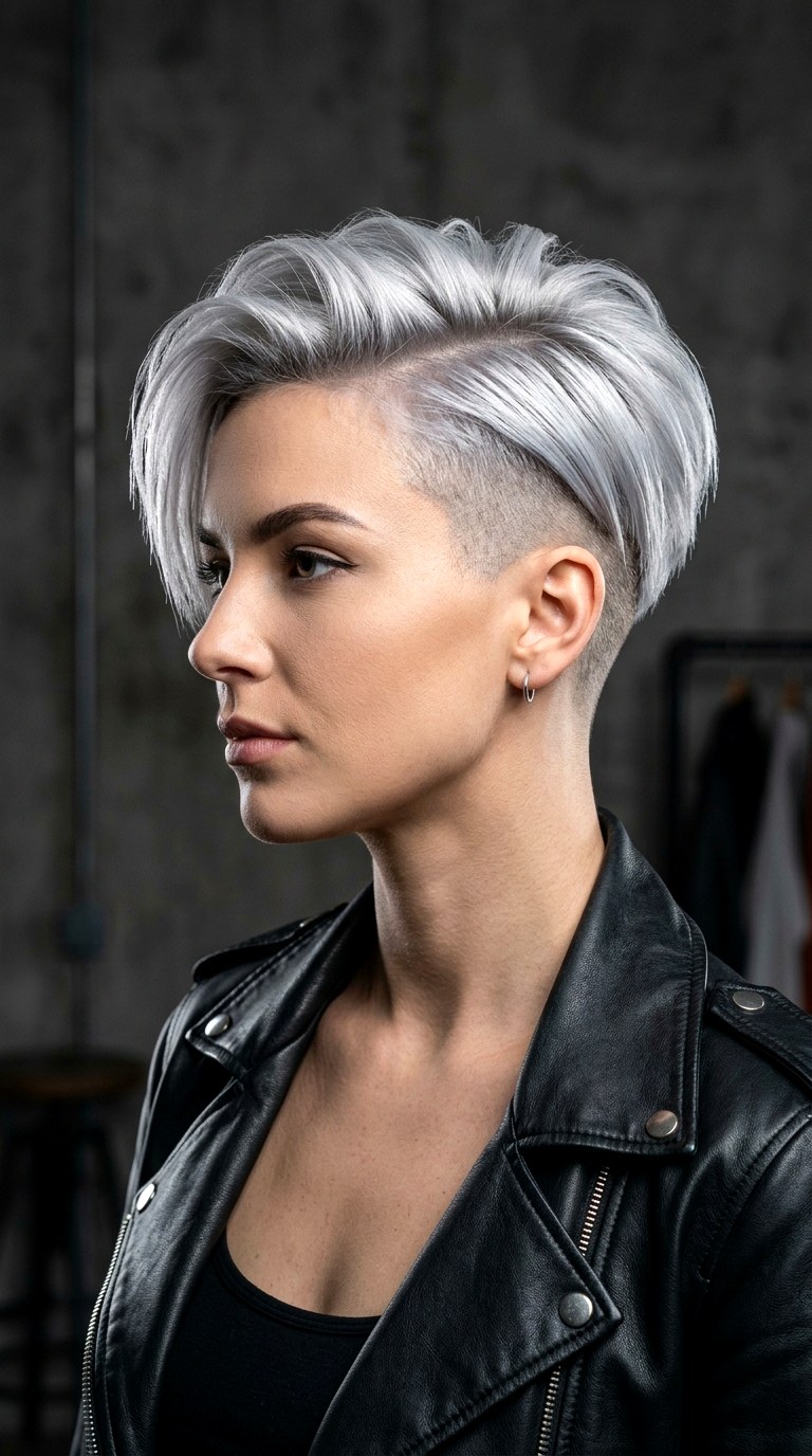 Short Crop with Shaved Nape - 29 hairstyle ideas