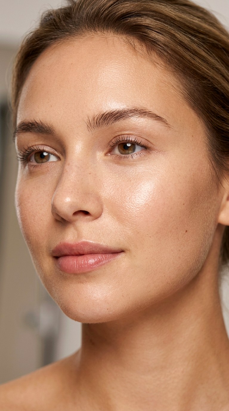 Skin First No Cake Foundation Layering - 20 Glass Skin Full Glam Makeup Trends Everyone Loves