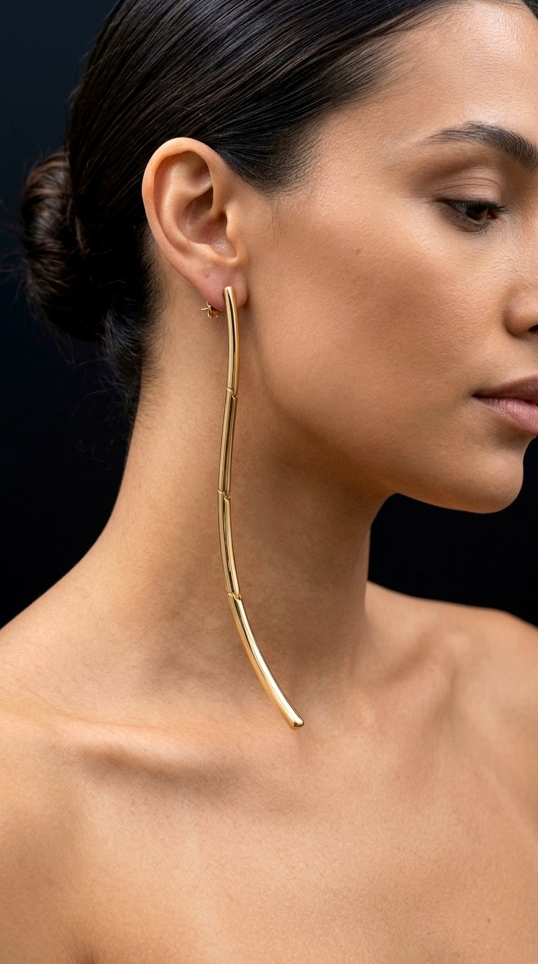 Sleek Shoulder Grazers - 20 trending earrings