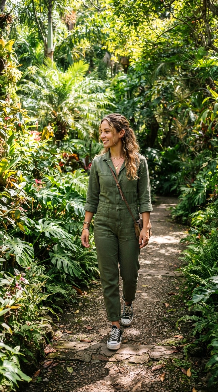Smart Utility Jumpsuit Styling - 29 vacation outfit ideas