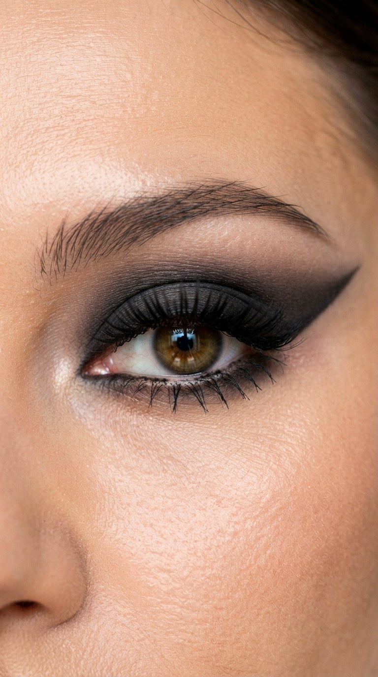 Smoked Wing Silhouette - 24 makeup eyes