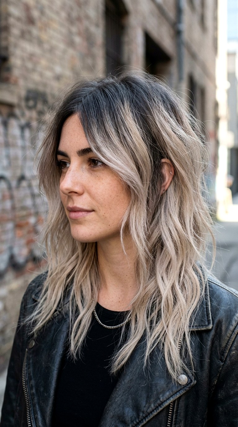 Smoky Charcoal Root Stretch - 20 dark hair with blonde