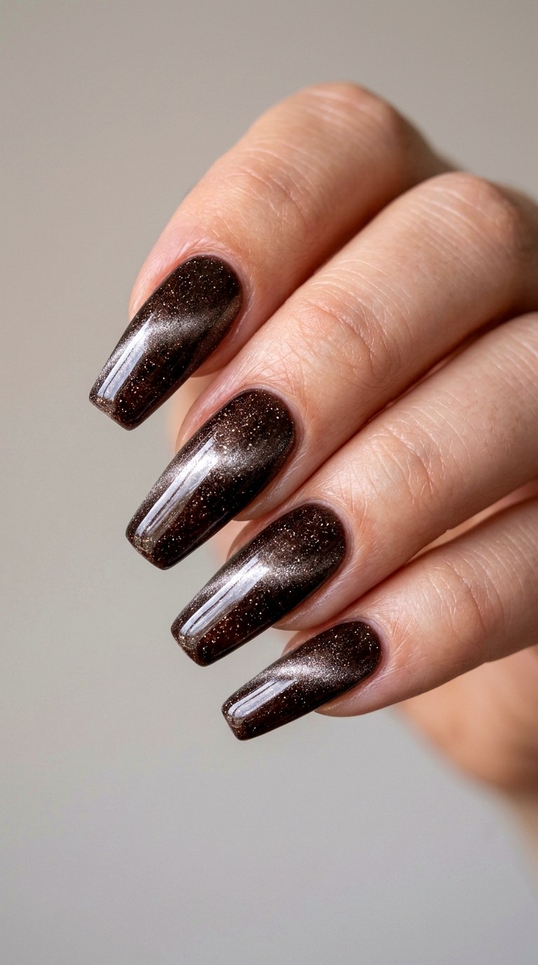 Smoky Diet Coke Cat Eye - 28 Quick Spring Color Street Nails