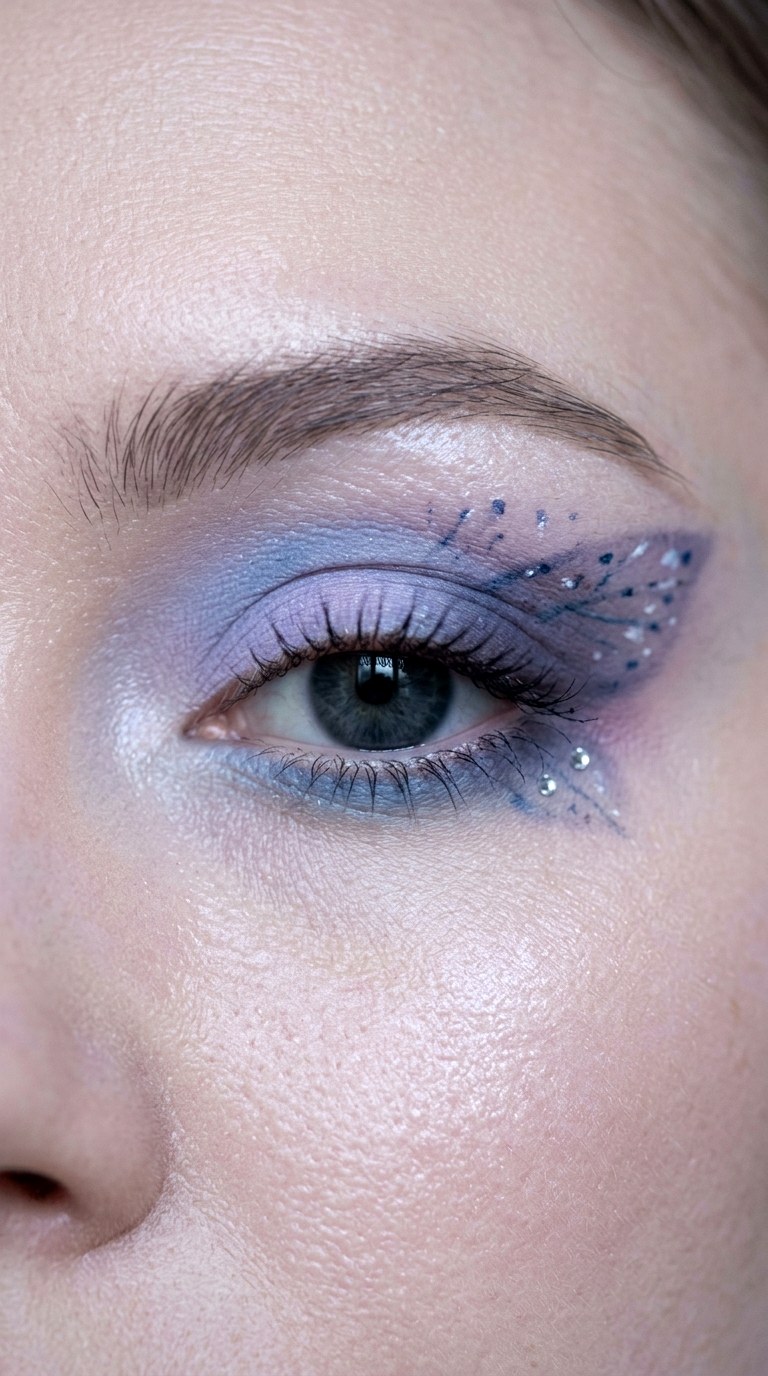 Soft Blueberry Butterfly Fade - 27 Butterfly Pastel Eye Makeup