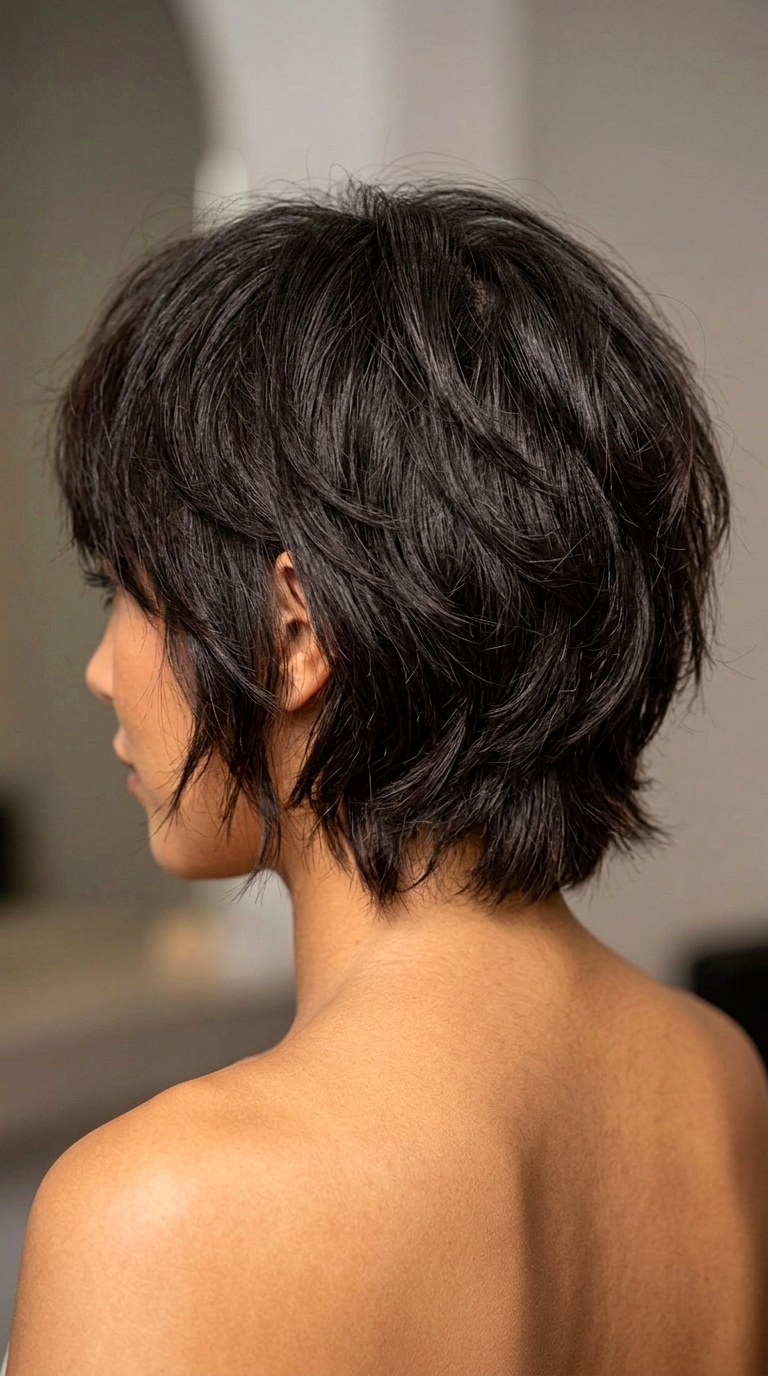 Soft Blunt Perimeter Edits - 23 Wolf Cut Short Hair