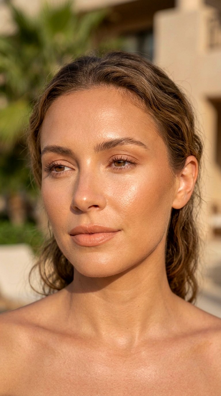 Soft Bronzed Clean Makeup - 22 Clean Radiant Face Makeup Trend