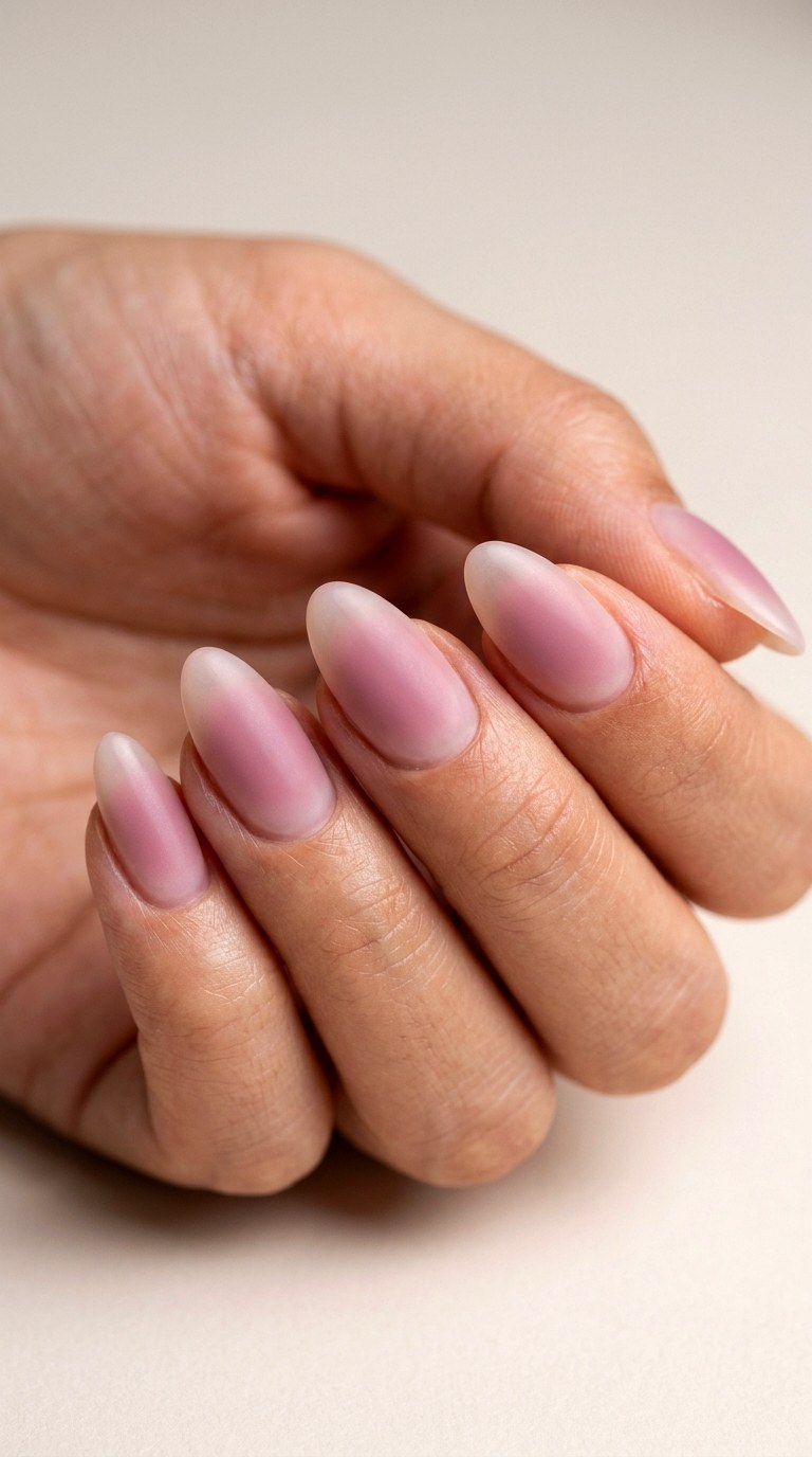 Soft Focus Lens - 27 Neutral Spring Ombre Nails