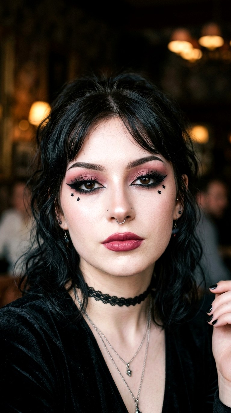 Soft Goth Rose Makeup - 29 e girl makeup