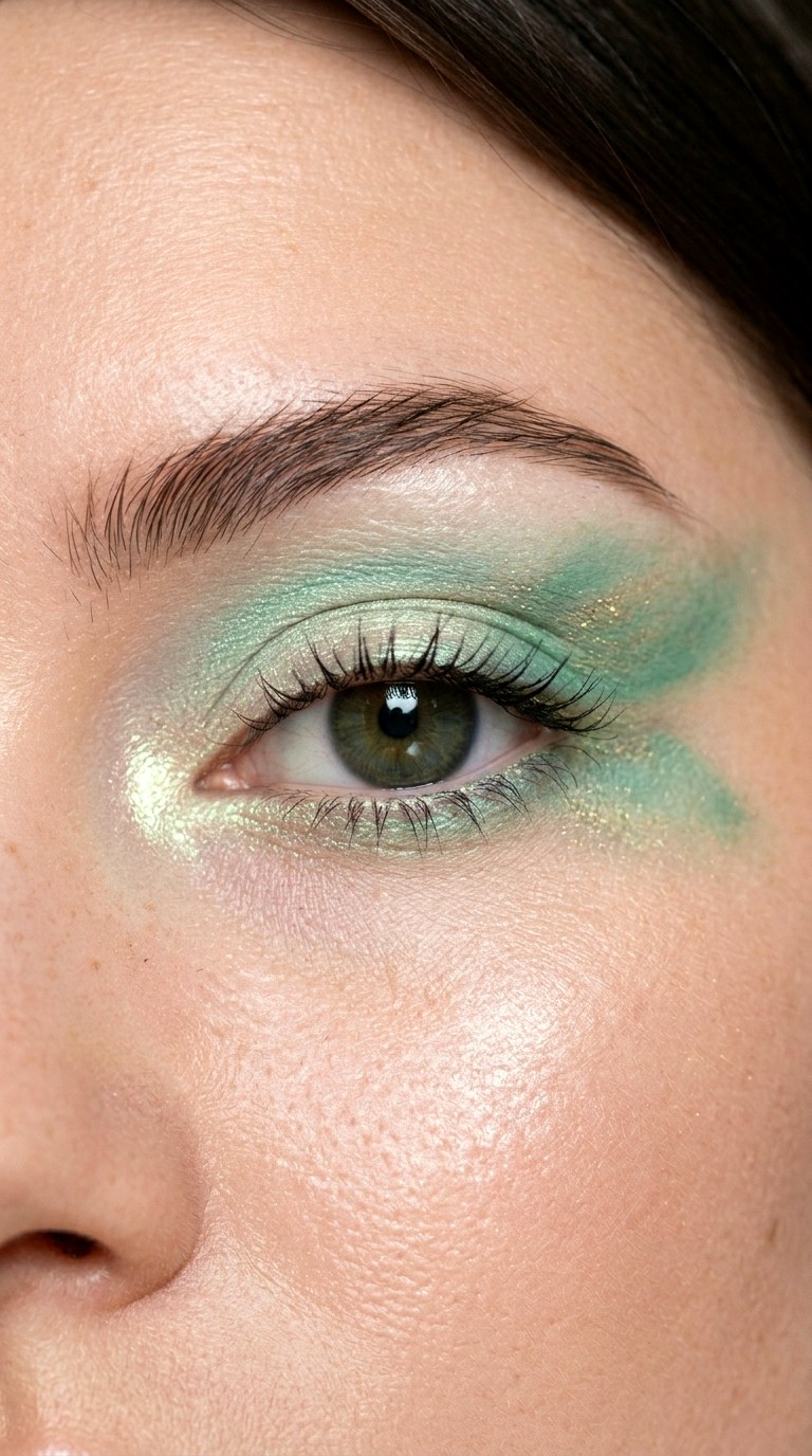 Soft Jade Pastel Wings - 27 Butterfly Pastel Eye Makeup