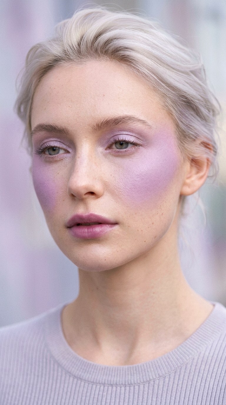 Soft Lavender Blush Haze - 23 Watercolor Blush Spring Glam