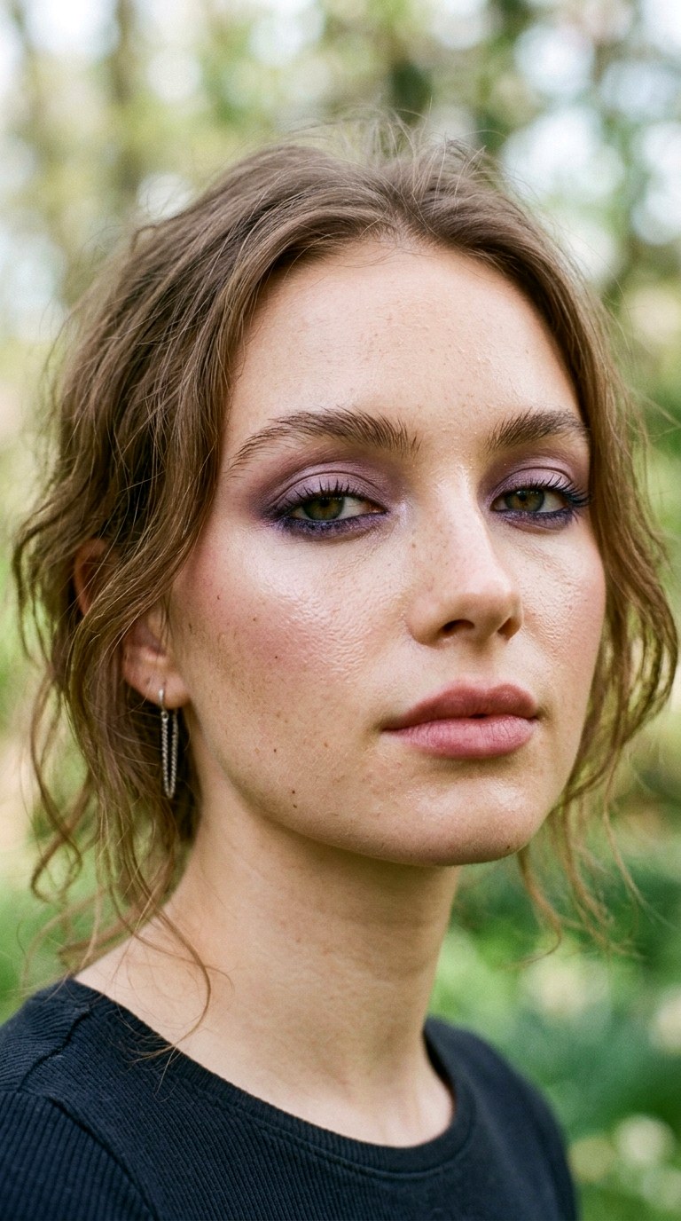 Soft Lavender Grunge Glam - 29 Lavender Dream Spring Makeup