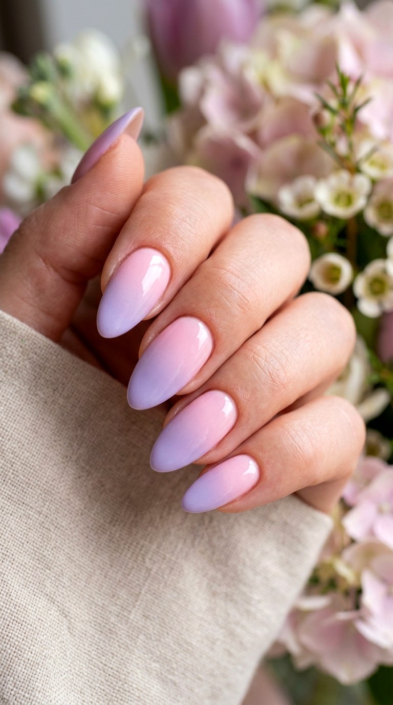Soft Pastel Ombre Nails - 23 Trendy Spring Nail Art Ideas You Need to Try This Year