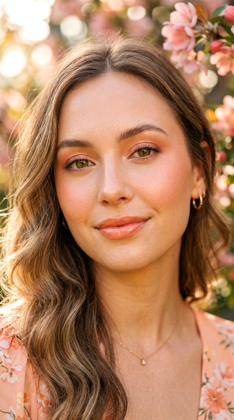 Soft Peach Bloom - 20 Fresh Bloom Beauty Trend 2026