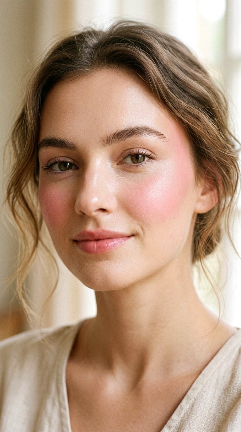 Soft Pink Gradient Cheeks - 23 Watercolor Blush Spring Glam