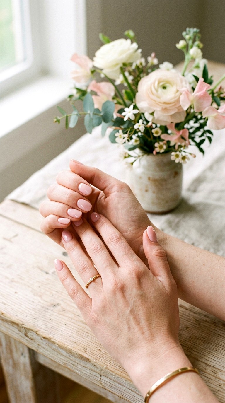 Soft Pink Short Nails - 28 Short Spring Nail Designs That Are Cute and Practical