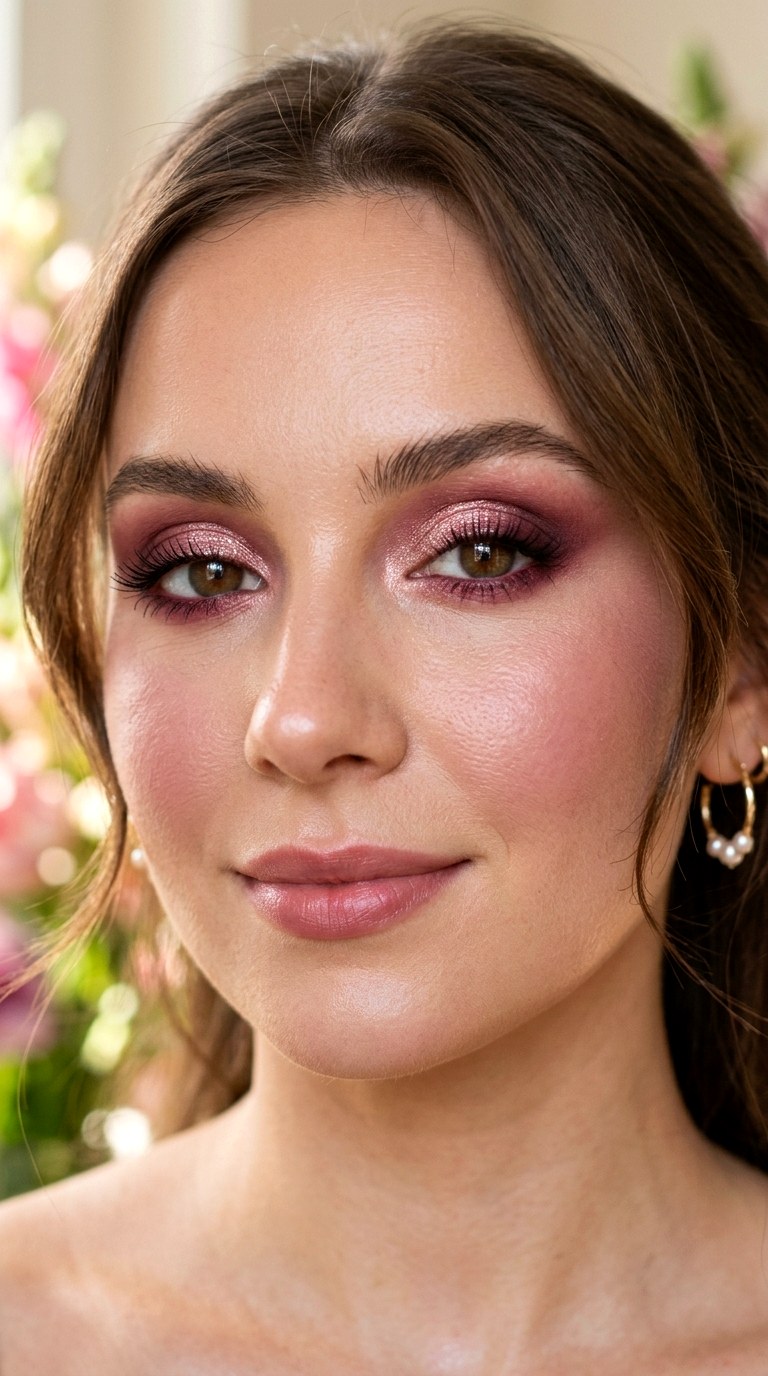 Soft Plum Cherry Halo Eyes - 21 Cherry Cola Spring Makeup
