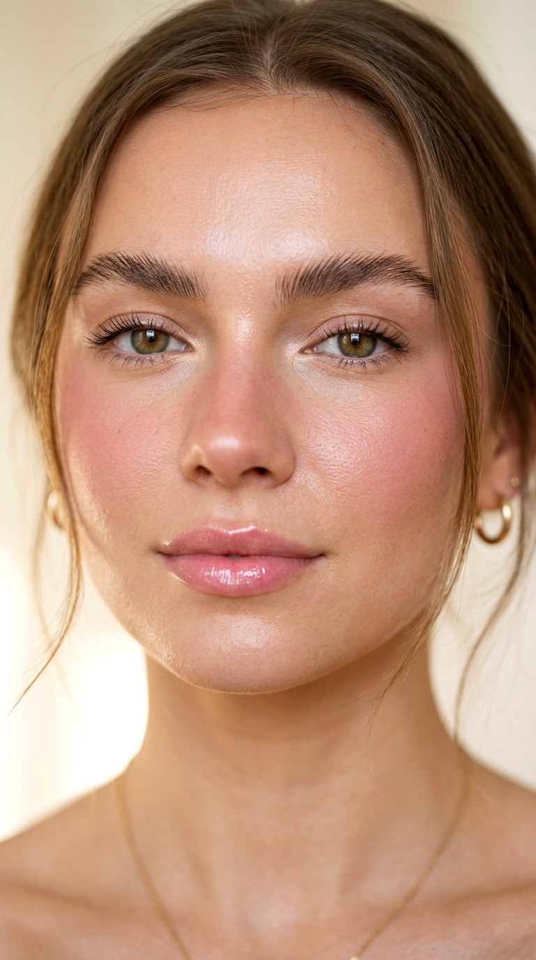 Soft Rose Petal Blush Makeup - 28 Romantic Rosy Makeup Aesthetics
