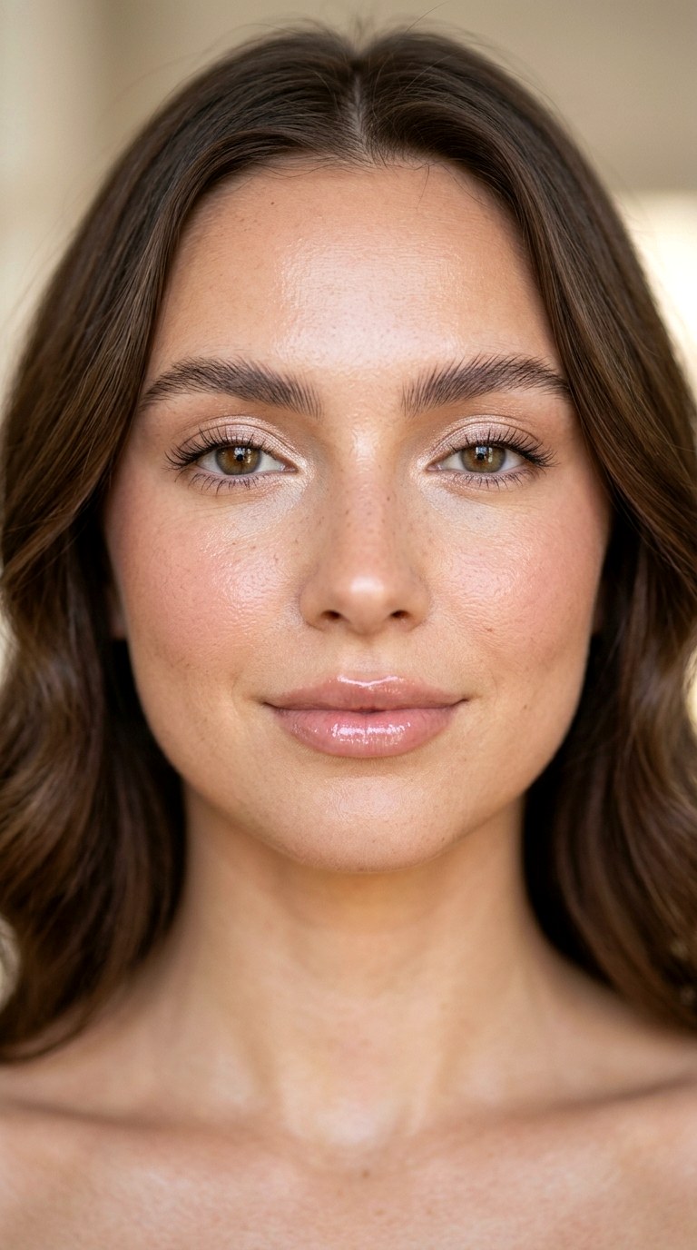 Soft Rosy Nude Everyday Glam - 23 Rosy Nude Makeup Aesthetics