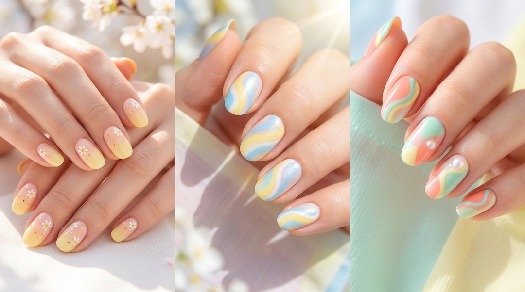 Soft Pastel Spring Nail Designs