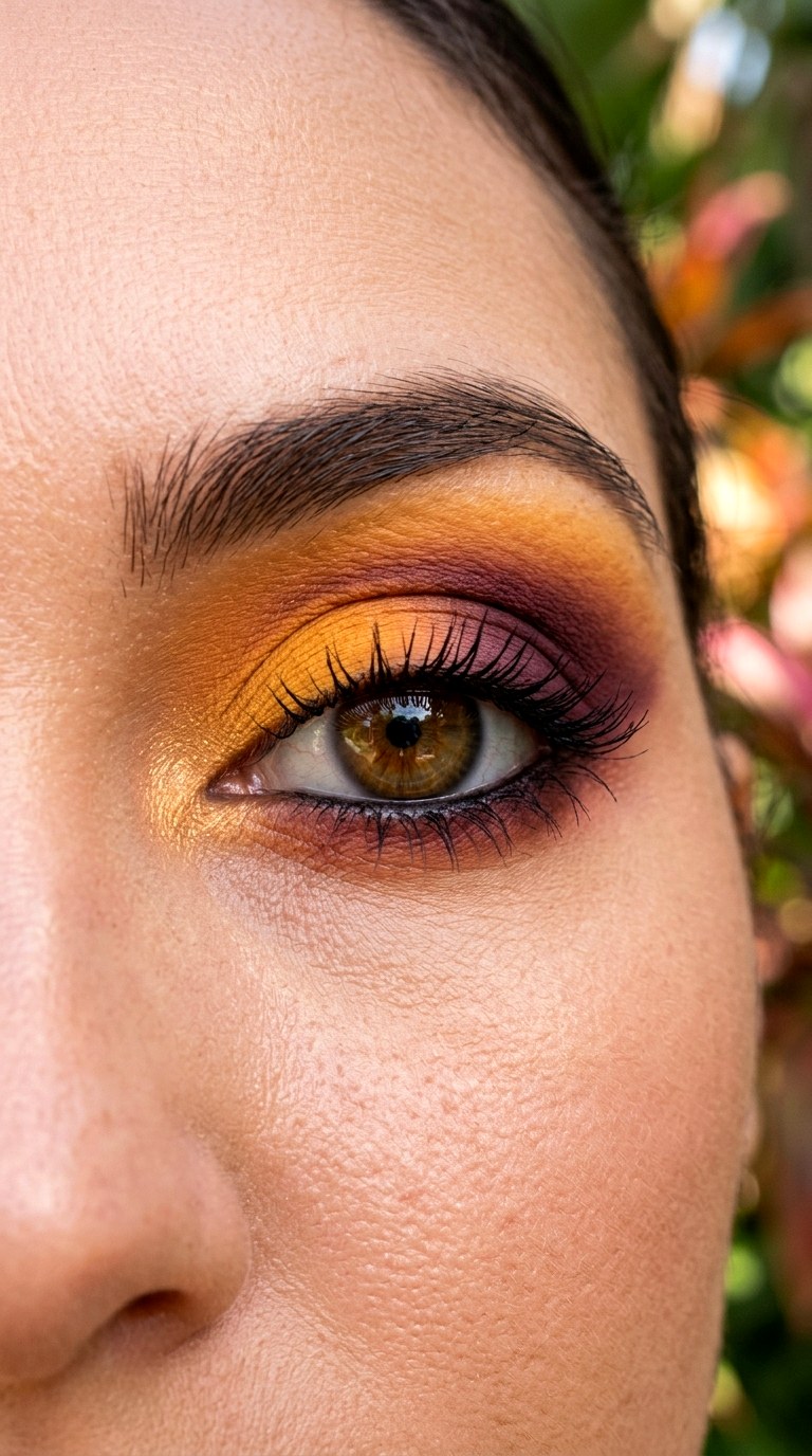 Spiced Mango and Plum - 28 colorful eyeshadow looks