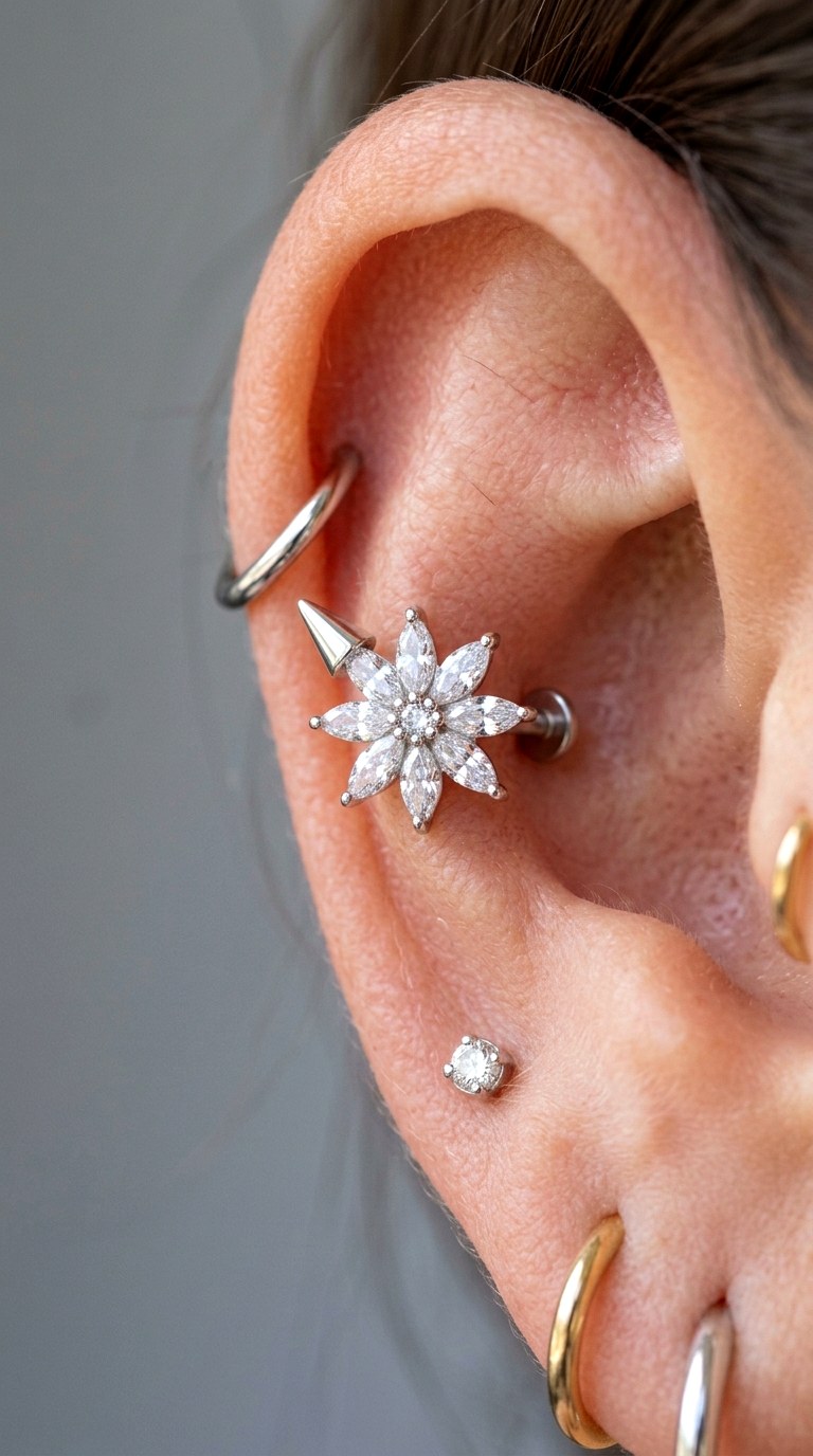 Spike and Star Motifs - 20 trending earrings