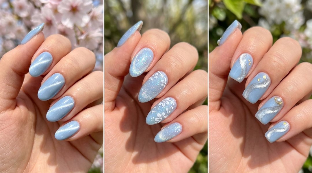 Spring Baby Blue Cat Eye