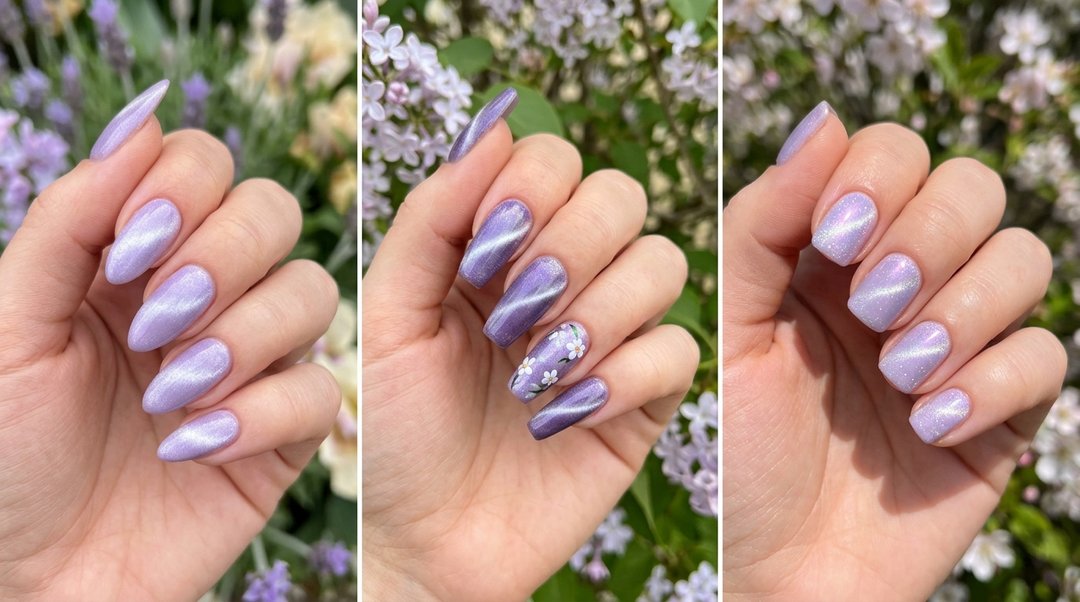Spring Lavender Magnetic Cat Eye…