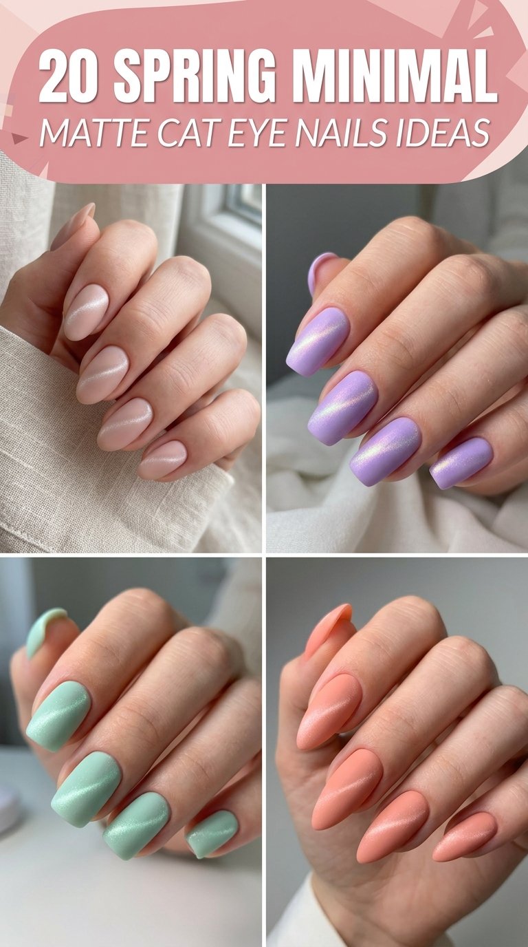 Spring Minimal Matte Cat Eye