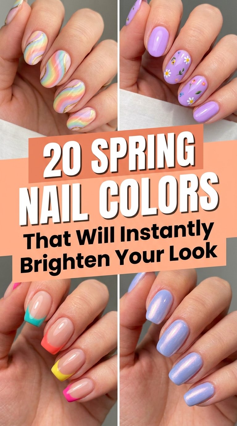 Spring nail colors brighten look