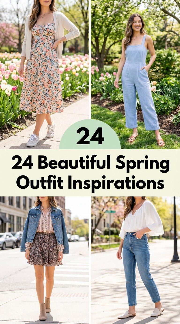 Spring outfit inspirations collage