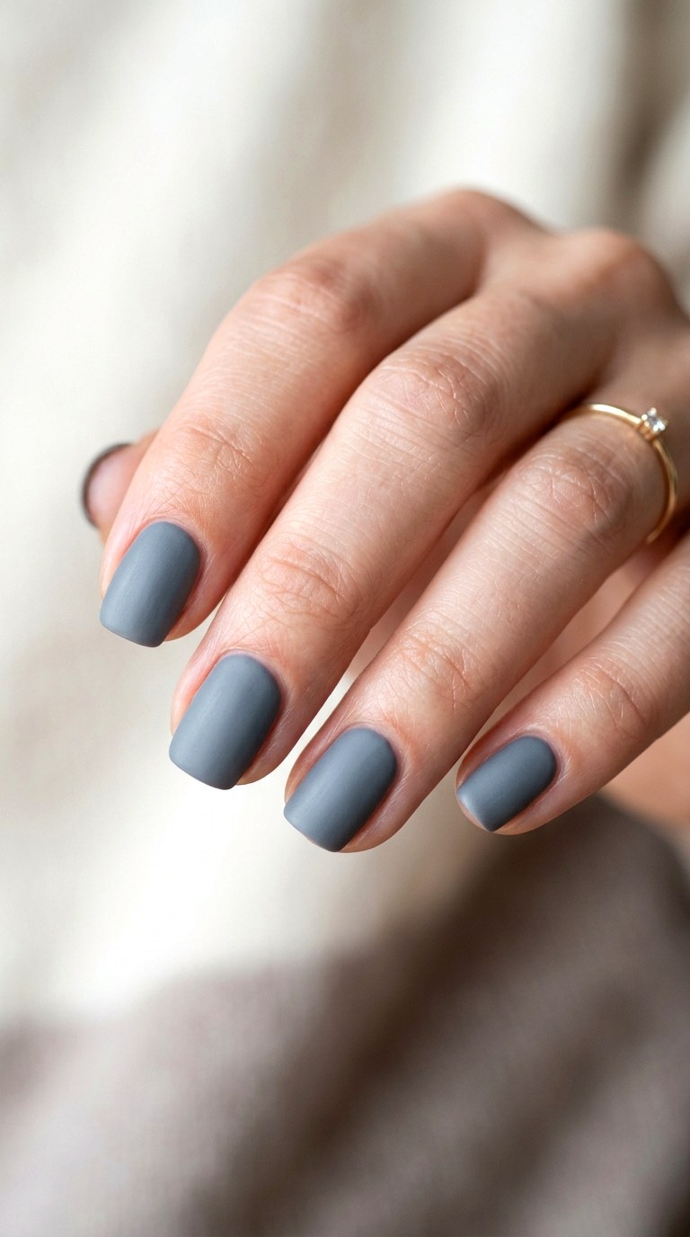 Stormy Cloud Grey - 30 Vibrant Spring Color Street Nails
