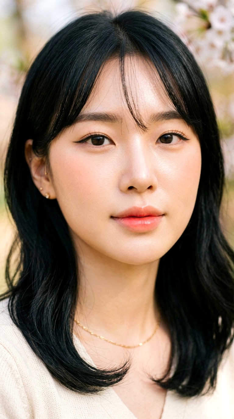 Straight Korean Inspired Wing - 23 Trending Black Wing Eye Liner Looks 2026