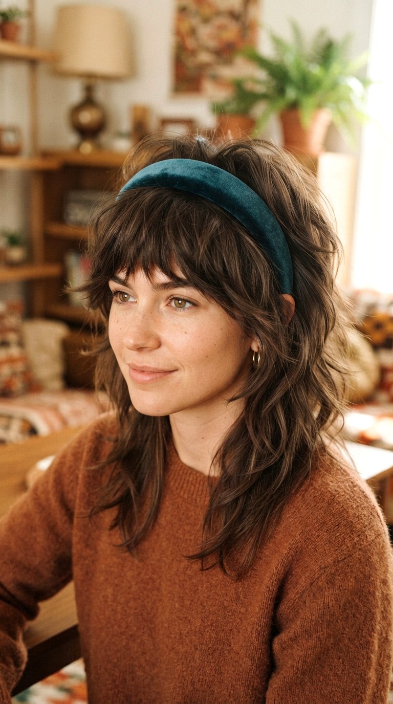 Strategic Headband Accessorizing - 26 Wolf Cut for Thin Hair